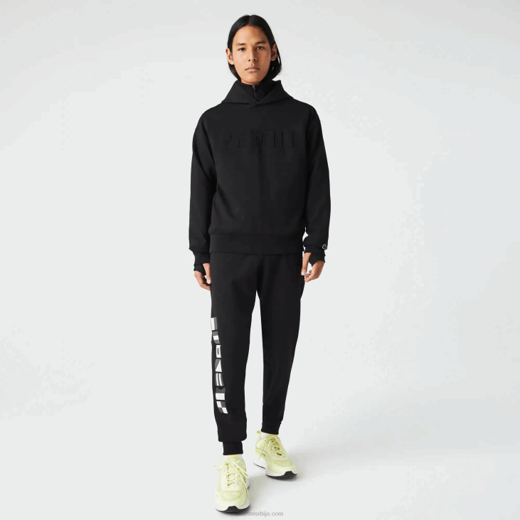 мушкарци панталоне са рефлектујућим принтом 86881043 црна 031 Lacoste