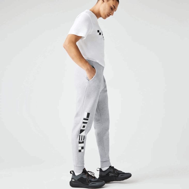 мушкарци панталоне са рефлектујућим принтом 86881044 сиви кине цца Lacoste