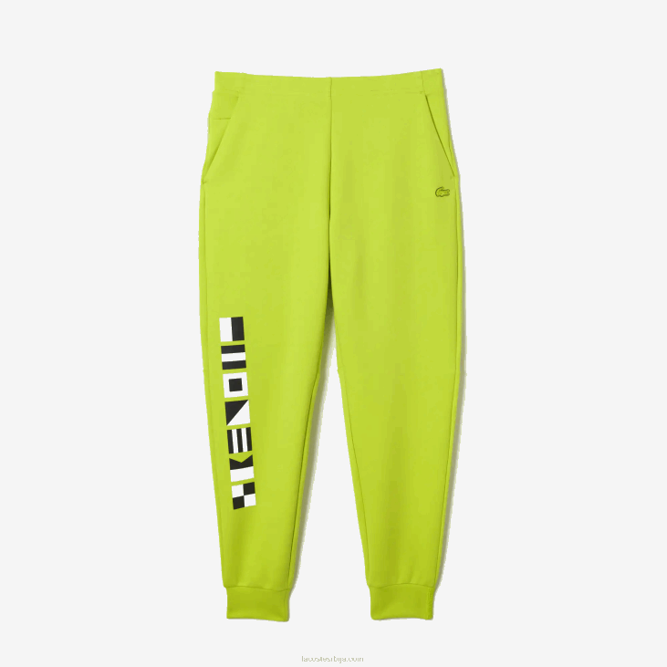 мушкарци панталоне са рефлектујућим принтом 86881046 жута 90в Lacoste