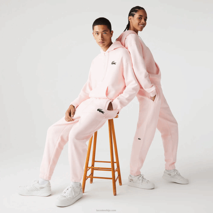 мушкарци панталоне од органског памука 86881050 светло розе т03 Lacoste