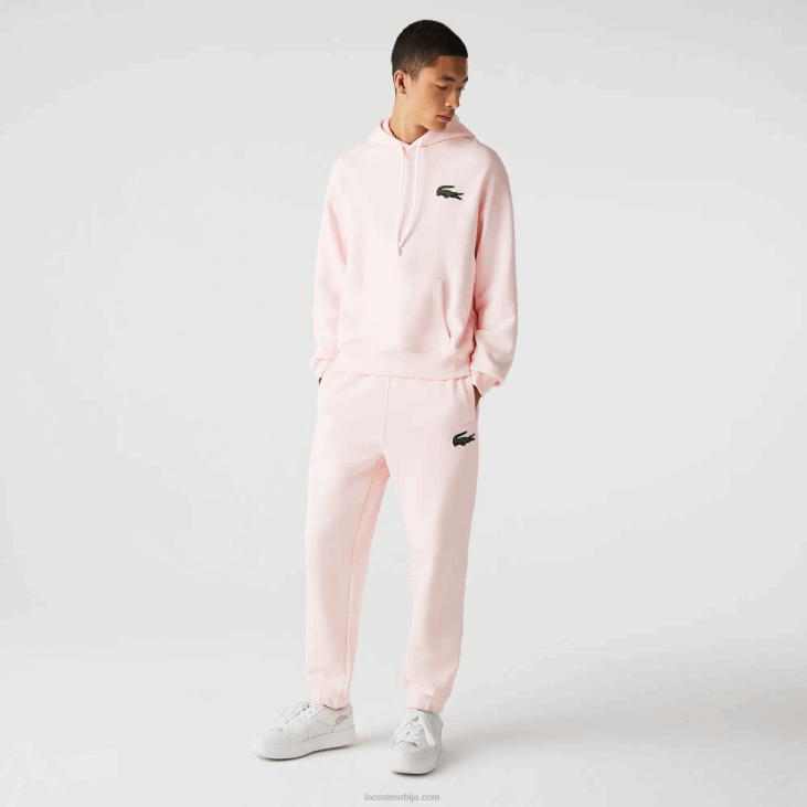 мушкарци панталоне од органског памука 86881050 светло розе т03 Lacoste