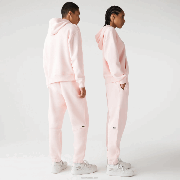 мушкарци панталоне од органског памука 86881050 светло розе т03 Lacoste