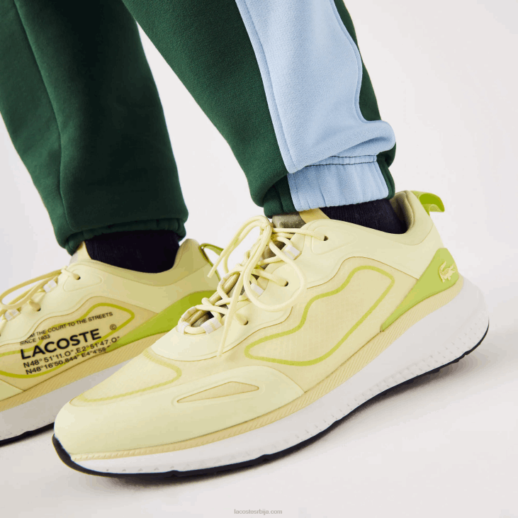 мушкарци панталоне са контрастним тракама 86881058 зелено плаво дка Lacoste