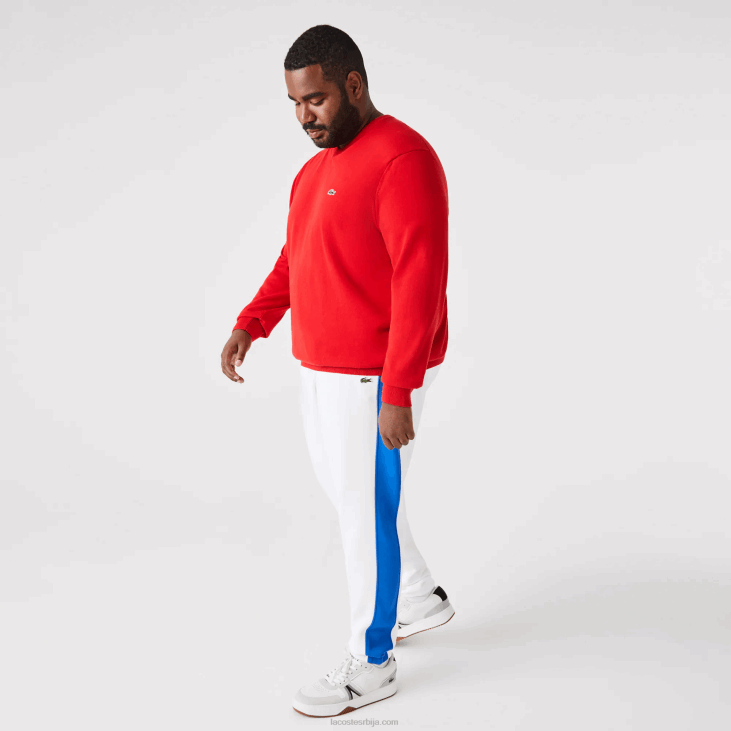 мушкарци панталоне са контрастним тракама 86881060 бело плаво лмк Lacoste