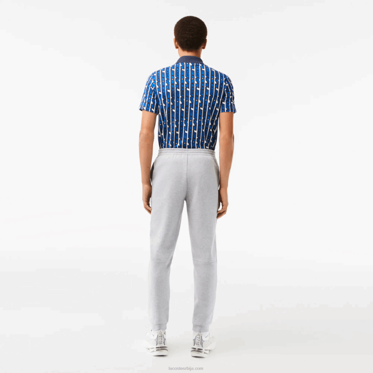 мушкарци панталоне од флиса суженог кроја 86881061 сиви кине цца Lacoste