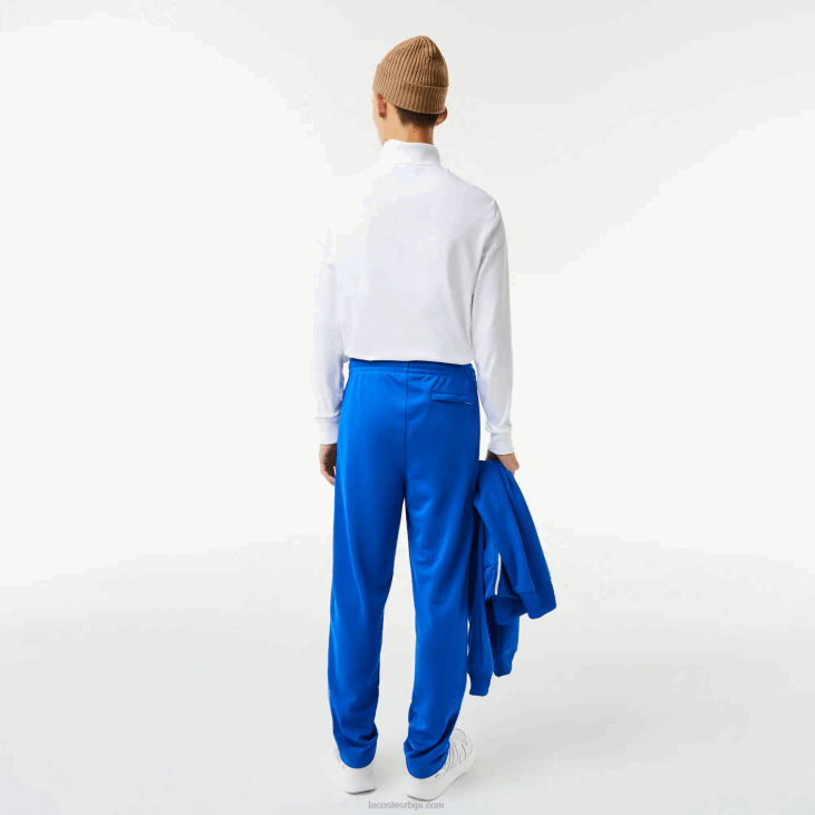 мушкарци панталоне са контрастним бочним тракама 86881079 плава к1к Lacoste