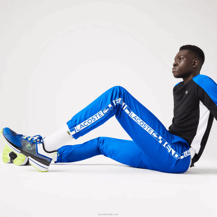 мушкарци тениске панталоне са спортским принтовима 86881087 плава к1к Lacoste