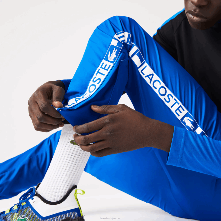 мушкарци тениске панталоне са спортским принтовима 86881087 плава к1к Lacoste