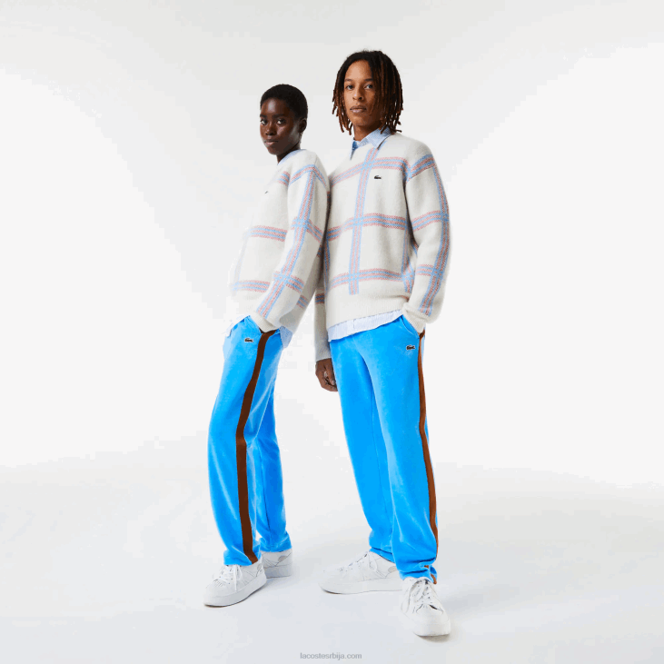 мушкарци панталоне са бочним контрастним тракама 86881103 плава 4ка Lacoste