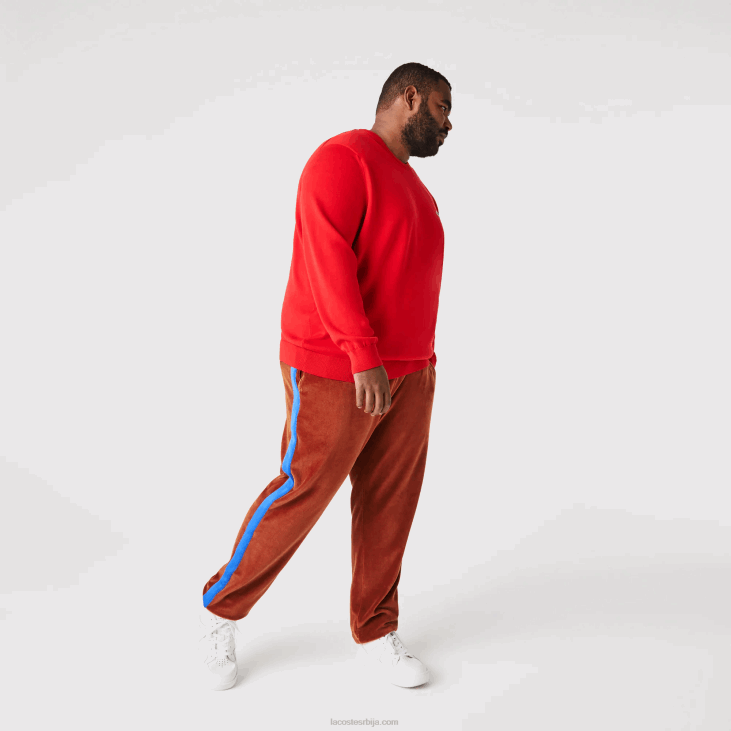 мушкарци панталоне са бочним контрастним тракама 86881104 браон 3пб Lacoste