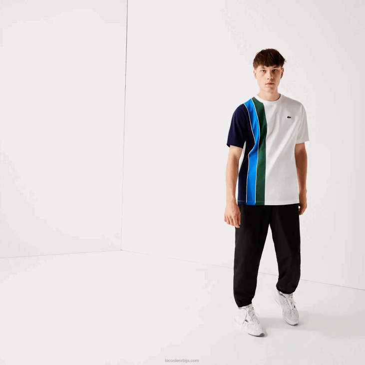 мушкарци спортске тенисице панталоне од тафта са дијамантским ткањем 86881113 црна 031 Lacoste