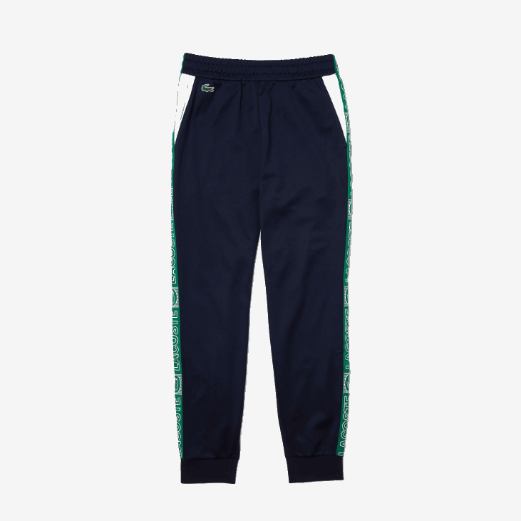 мушкарци спортски брендирани бендови тренерке 86881121 морнарско плава бела зелена фк3 Lacoste