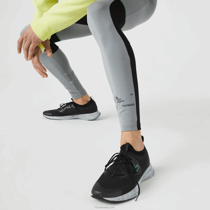 мушкарци спортске хеланке 86881139 сива кине црна бела с1и Lacoste