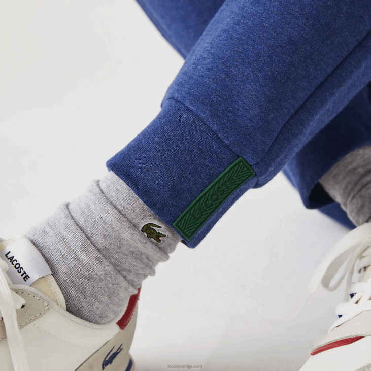 мушкарци уске панталоне од мешавине памука 86881140 блуе цхине хјд Lacoste