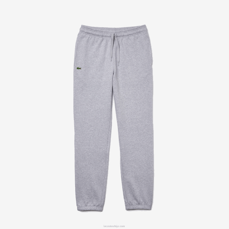 мушкарци спортске панталоне од флиса за тенис 86881152 сиви кине цца Lacoste