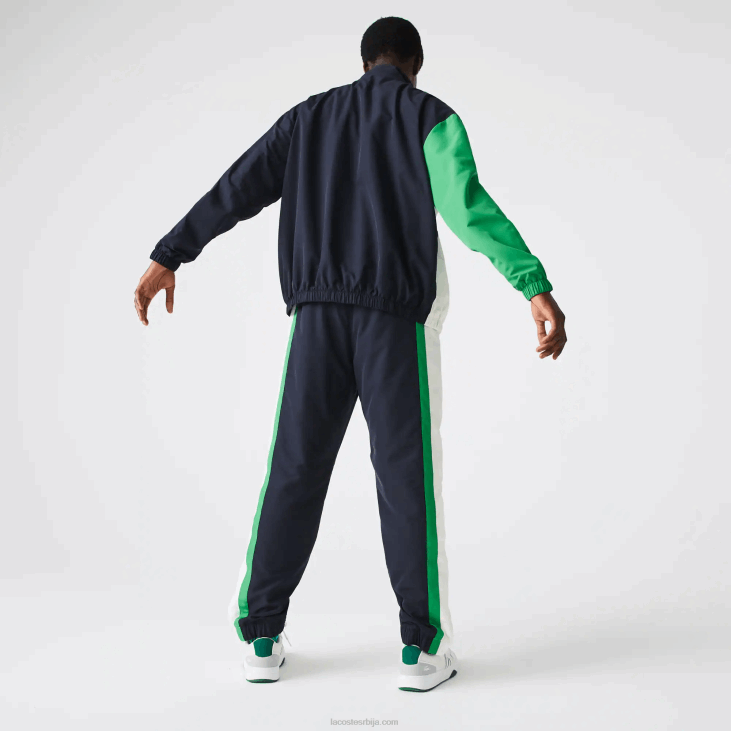 мушкарци лагане, водоодбојне панталоне у боји 86881180 морнарско плава бела зелена 19в Lacoste