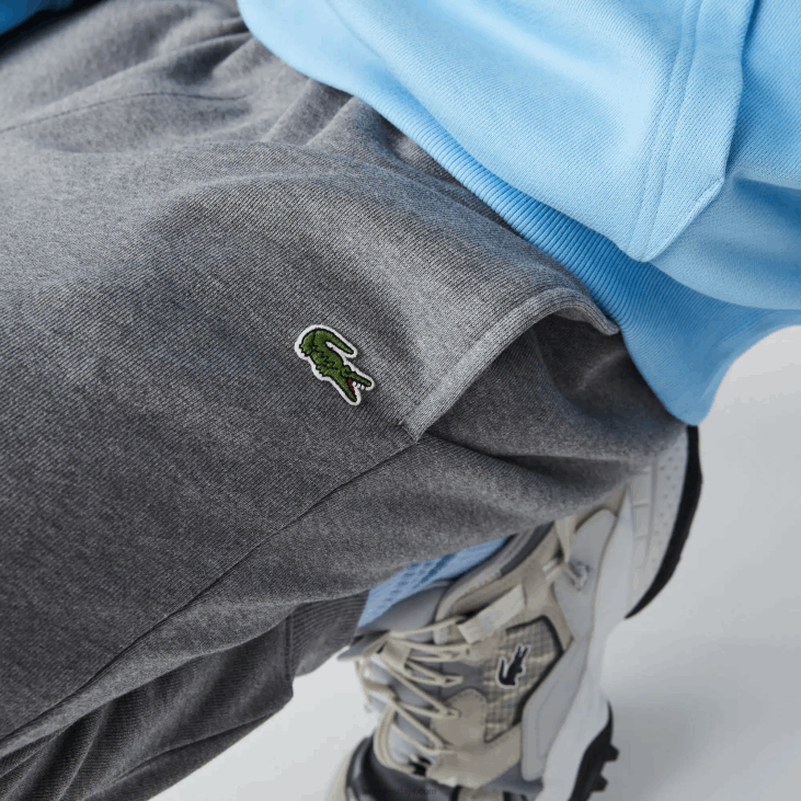 мушкарци панталоне за трчање од органског памука 86881208 сиви кине 1вк Lacoste