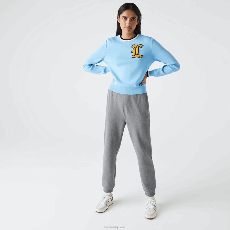 мушкарци панталоне за трчање од органског памука 86881208 сиви кине 1вк Lacoste