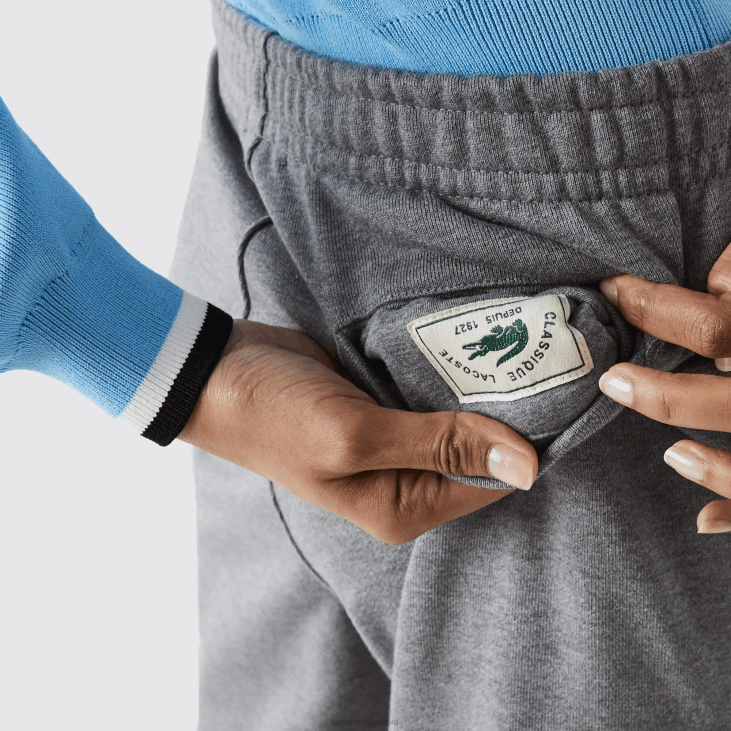 мушкарци панталоне за трчање од органског памука 86881208 сиви кине 1вк Lacoste