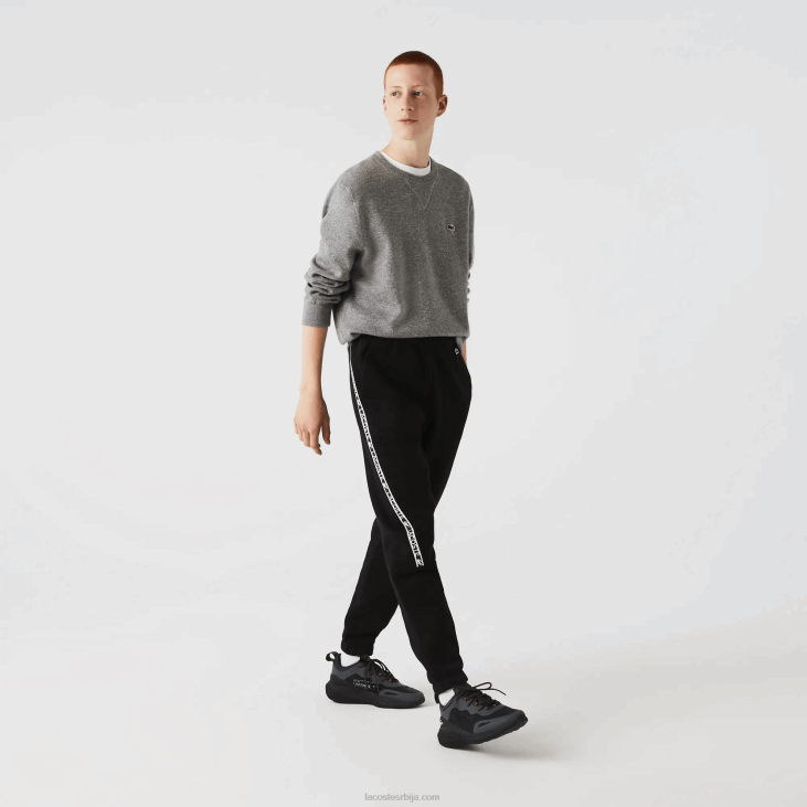 мушкарци панталоне са штампаним тракама 86881459 црна 031 Lacoste