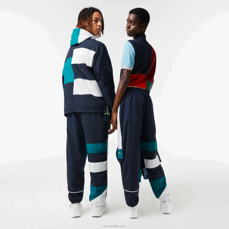 мушкарци водоодбојне патцхворк панталоне 86881586 вишебојни ц50 Lacoste