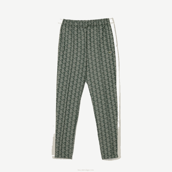 мушкарци панталоне са монограмом 8688279 зелена беж 7м4 Lacoste