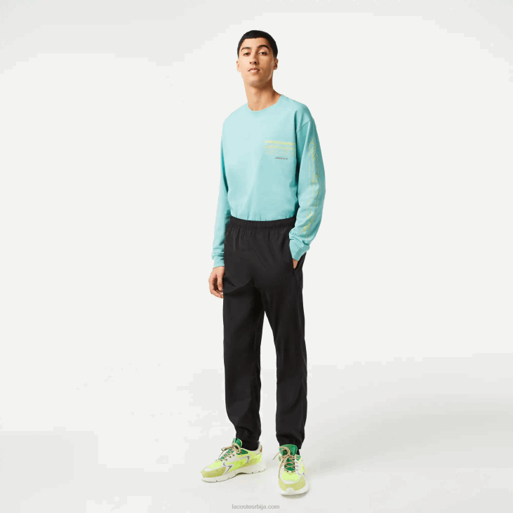 мушкарци панталоне са ГПС координатама 8688304 црна 031 Lacoste