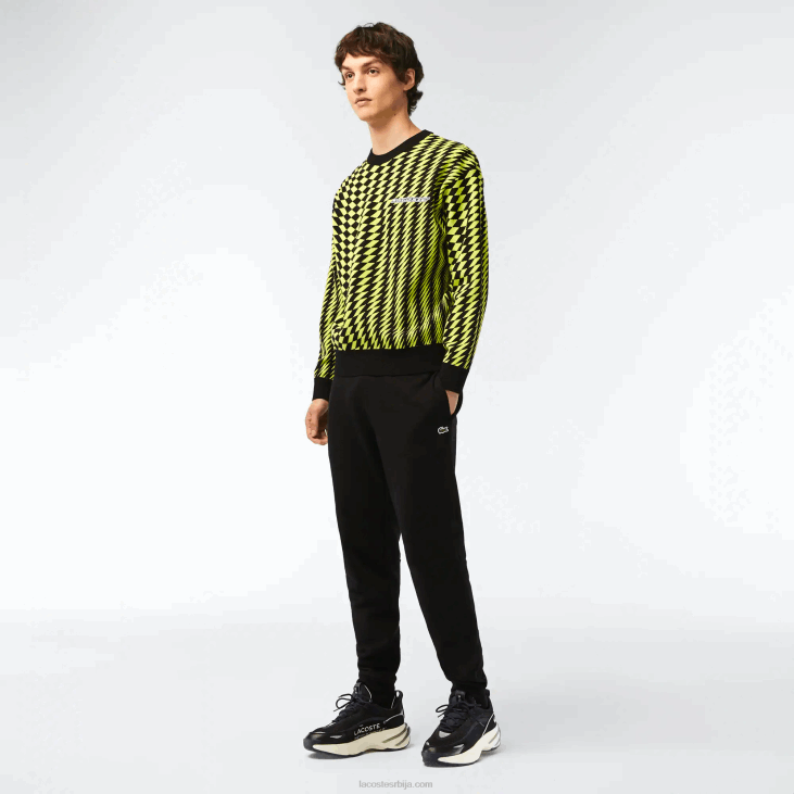 мушкарци панталоне од флиса суженог кроја 8688347 црна 031 Lacoste