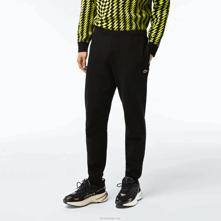 мушкарци панталоне од флиса суженог кроја 8688347 црна 031 Lacoste