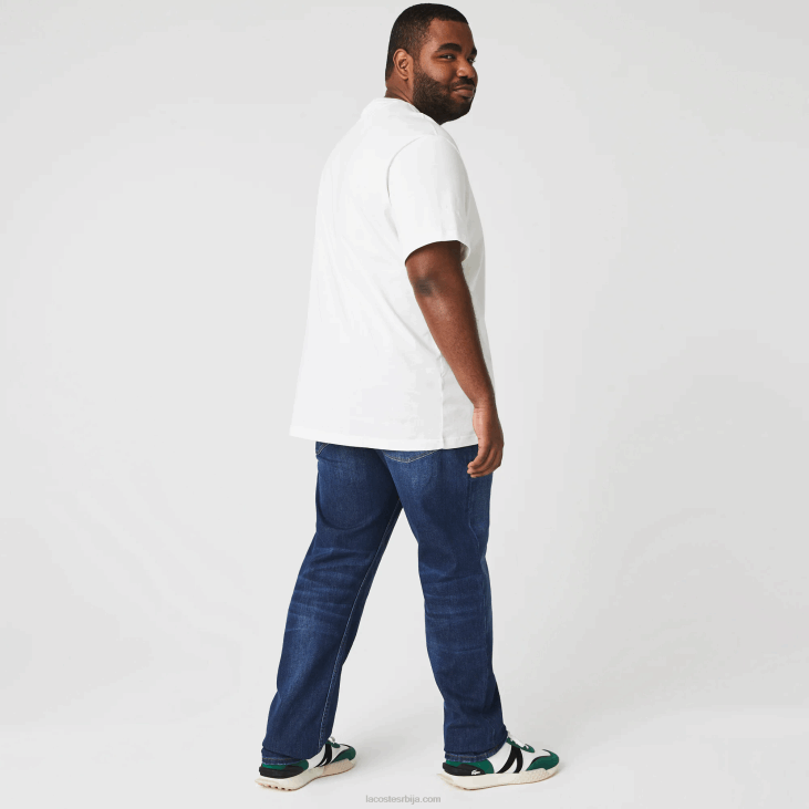 мушкарци слим фит памучне памучне тексас панталоне 8688419 блуе мк9 Lacoste