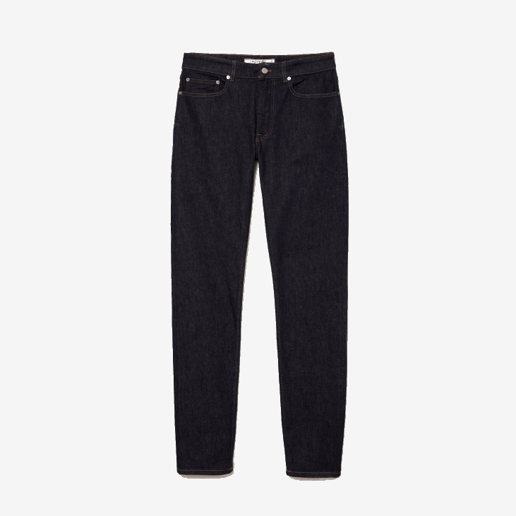 мушкарци слим фит памучне памучне тексас панталоне 8688420 плава мл4 Lacoste