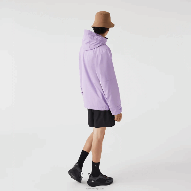 мушкарци водоодбојна парка 86881256 пурпле гфу Lacoste