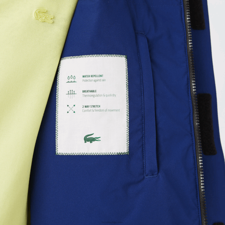 мушкарци водоотпорна прошивена парка 86881308 блуе бдм Lacoste