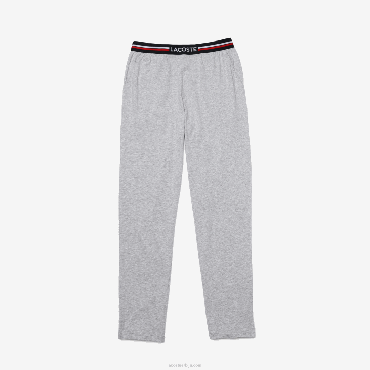 мушкарци трибојне пиџама панталоне са појасом од дреса 86881403 сиви кине цца Lacoste