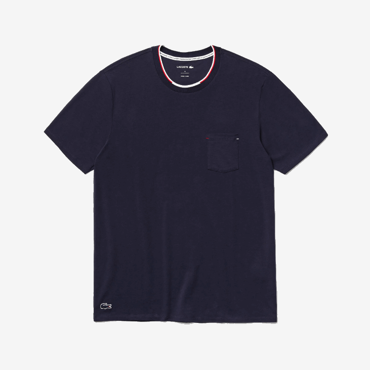 мушкарци пиџама кратких рукава у три боје са округлим изрезом 86881473 тамноплава 166 Lacoste