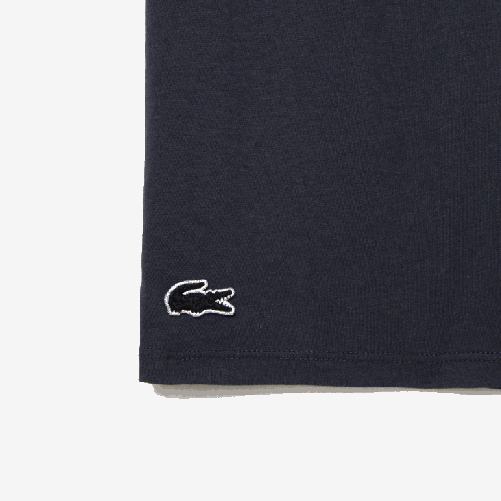 мушкарци сомот лого кратка пиџама сет 86881622 плава каки зелена тамно сива 8з0 Lacoste