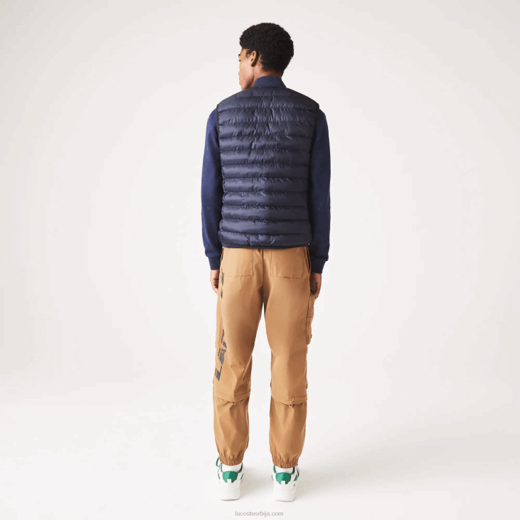 мушкарци подстављени водоодбојни прслук 86881253 тамноплава хде Lacoste