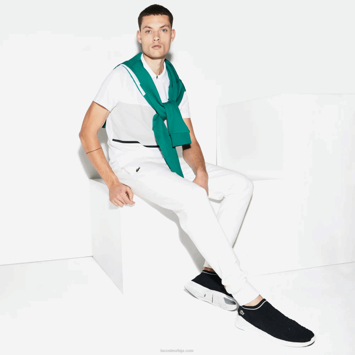 мушкарци спортске тенисице од флиса 8688960 бела 001 Lacoste