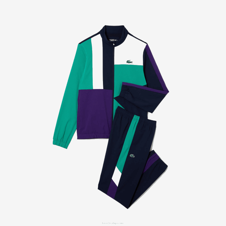 мушкарци спортска тениска тренерка са крокодилским принтом 86881145 морнарско плава зелена љубичаста бела ксб Lacoste