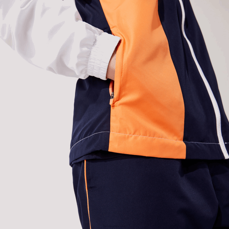 мушкарци спортска брендирана цолорблоцк тренерка 86881156 бела наранџаста тамноплава 8ти Lacoste