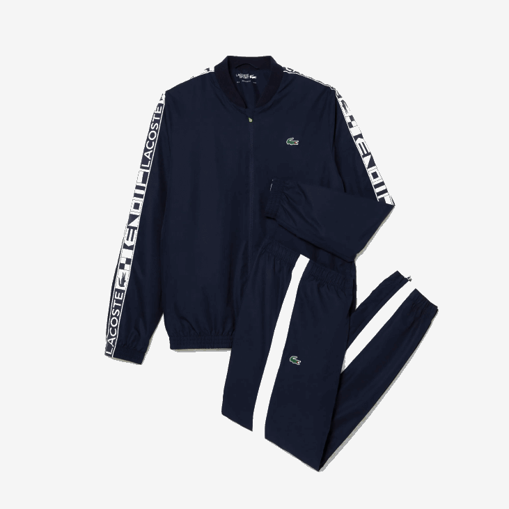 мушкарци тениска тренерка са спортским принтом 86881172 тамноплава 423 Lacoste