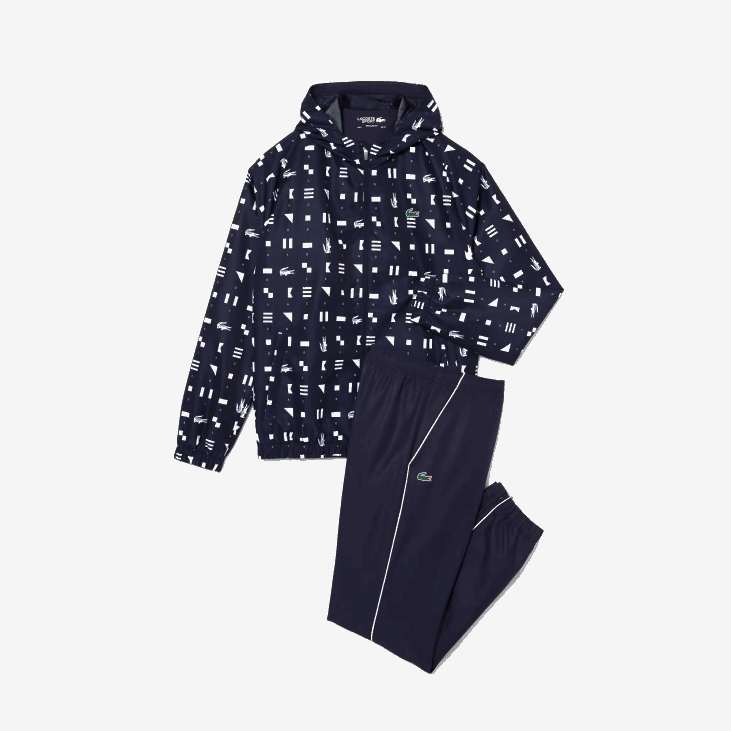 мушкарци спортска тениска тренерка 86881194 бела тамноплава р20 Lacoste