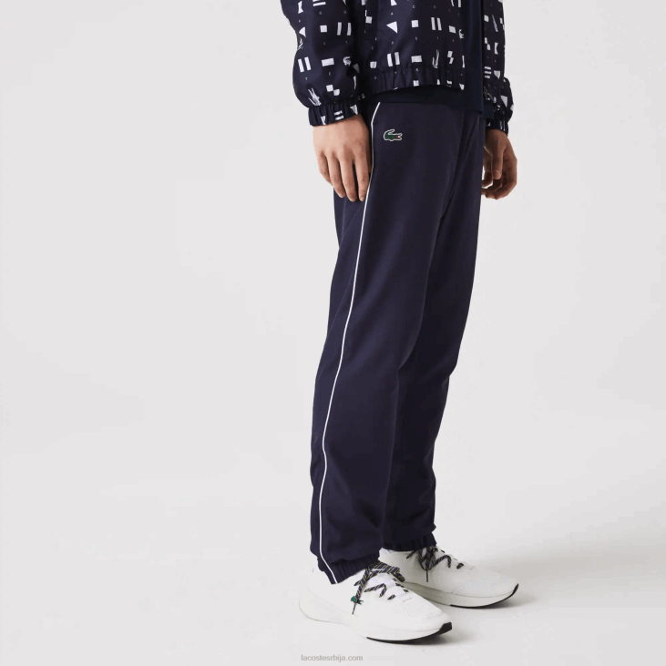 мушкарци спортска тениска тренерка 86881194 бела тамноплава р20 Lacoste