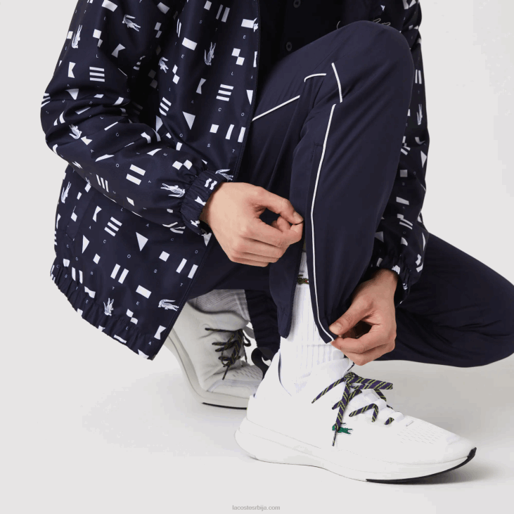 мушкарци спортска тениска тренерка 86881194 бела тамноплава р20 Lacoste