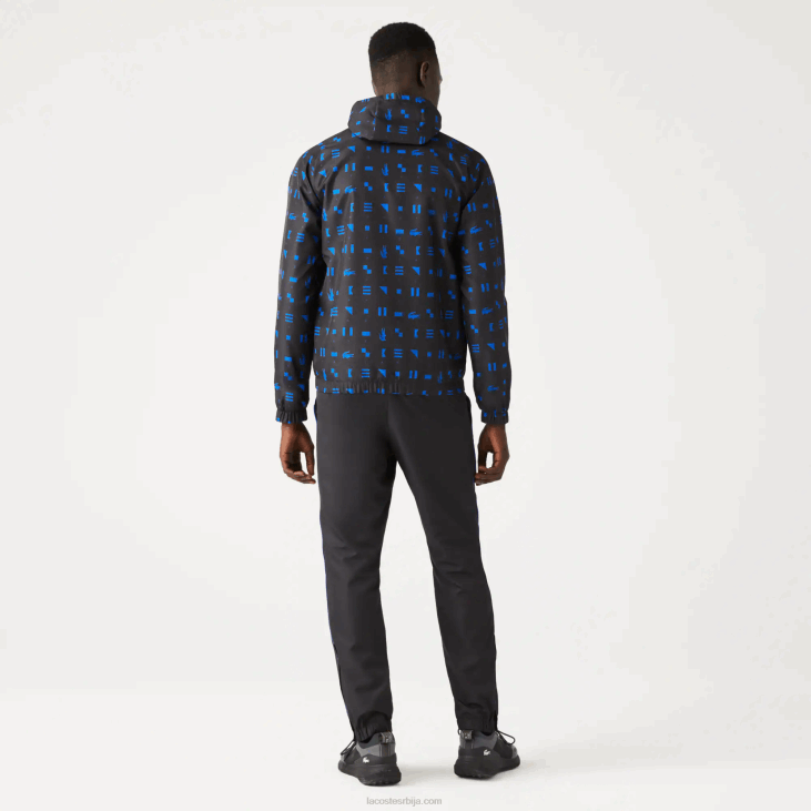 мушкарци спортска тениска тренерка 86881195 плава црна т92 Lacoste