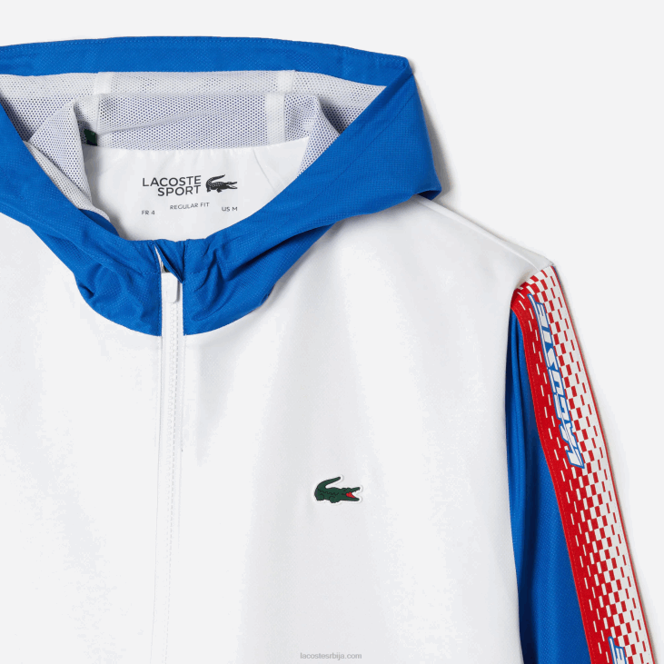 мушкарци сет за тенис регулар фит 8688341 бела плава бела вми Lacoste