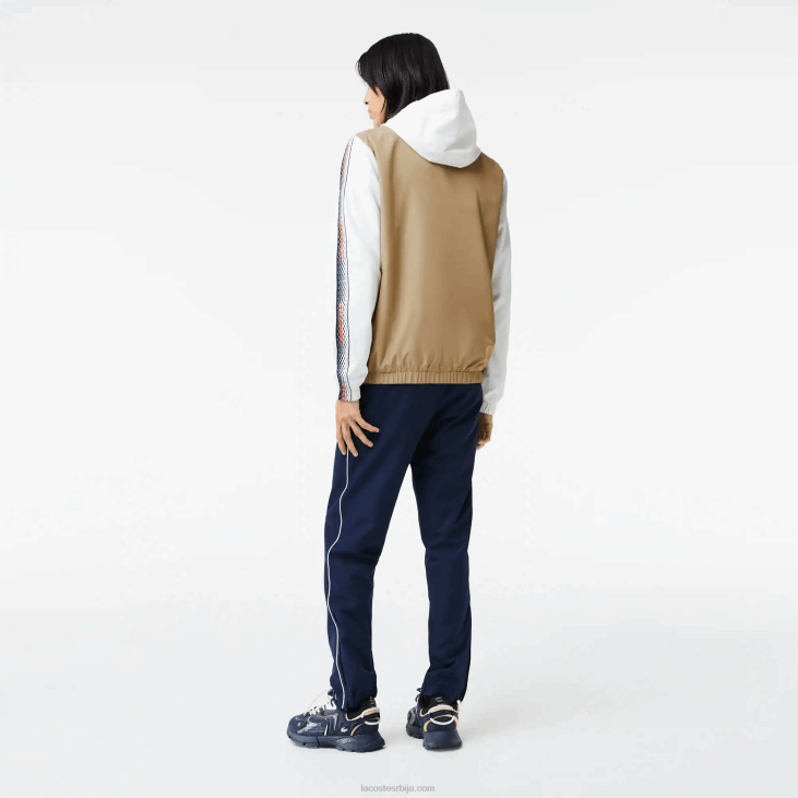 мушкарци сет за тенис регулар фит 8688342 беж тамноплава бела 8к2 Lacoste