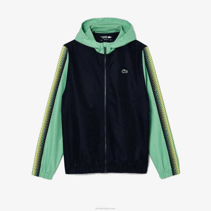 мушкарци сет за тенис регулар фит 8688343 тамноплава зелена вти Lacoste