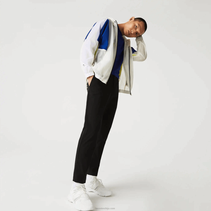 мушкарци слим фит лагане водоотпорне цхино хлаче 86881588 црна 031 Lacoste