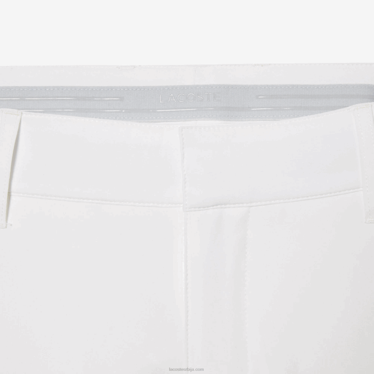 мушкарци спортске растезљиве панталоне за голф 8688421 бела 70в Lacoste